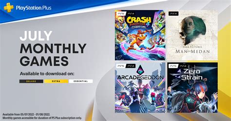 PS Plus July 2022 : 12 new games coming this month .